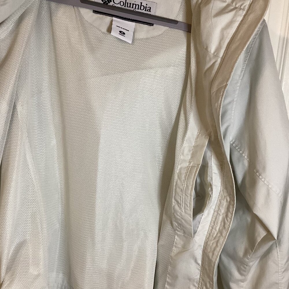 Columbia Sportswear Women's White Soft Shell Jacket Windbreaker Lightweight - Picture 6 of 14